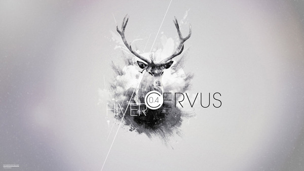 Cerf en hiver