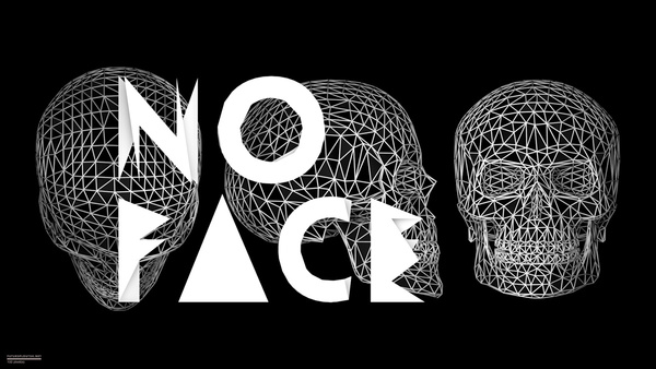 No face, en blanc