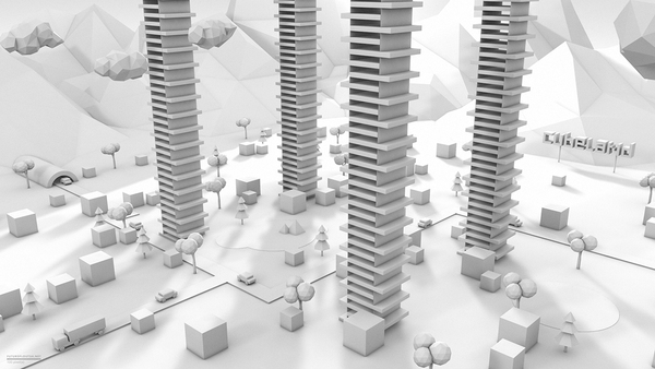 Cube City and Low Poly - 2014