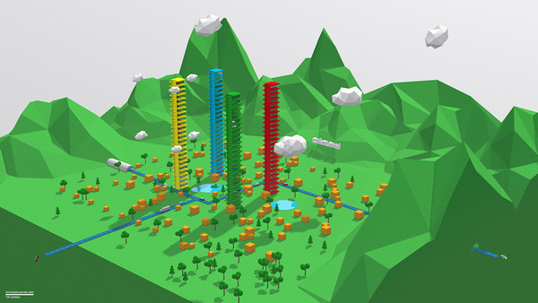 Cube City and Low Poly - 2014