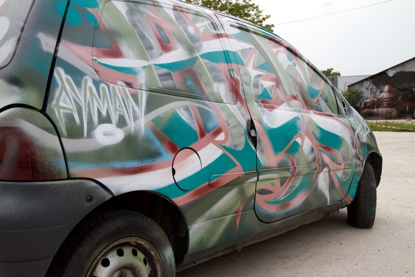 Street art Twingo