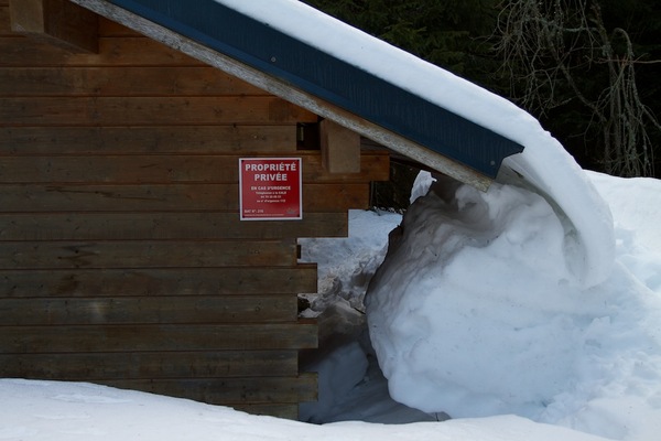 Coulée de neige