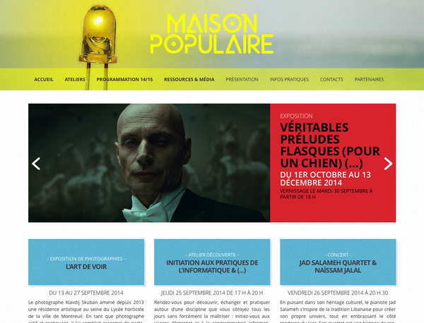 Page d'accueil