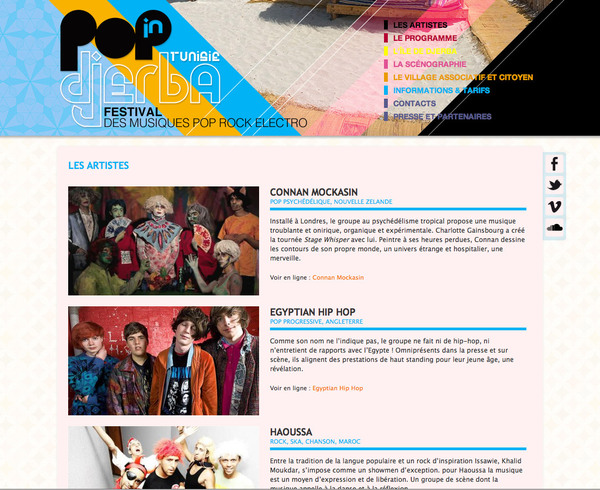Site Pop in Djerba