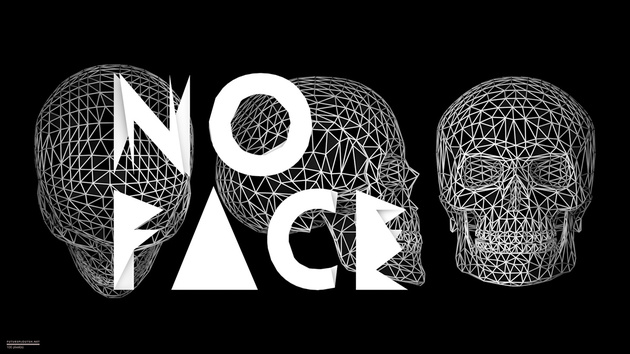 No face, en blanc